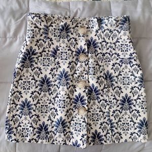 Topshop jacquard skirt